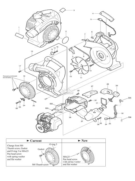 makita bhx2500 parts diagram